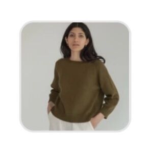 Gillian Stevens Rae Pullover - Olive - size 3